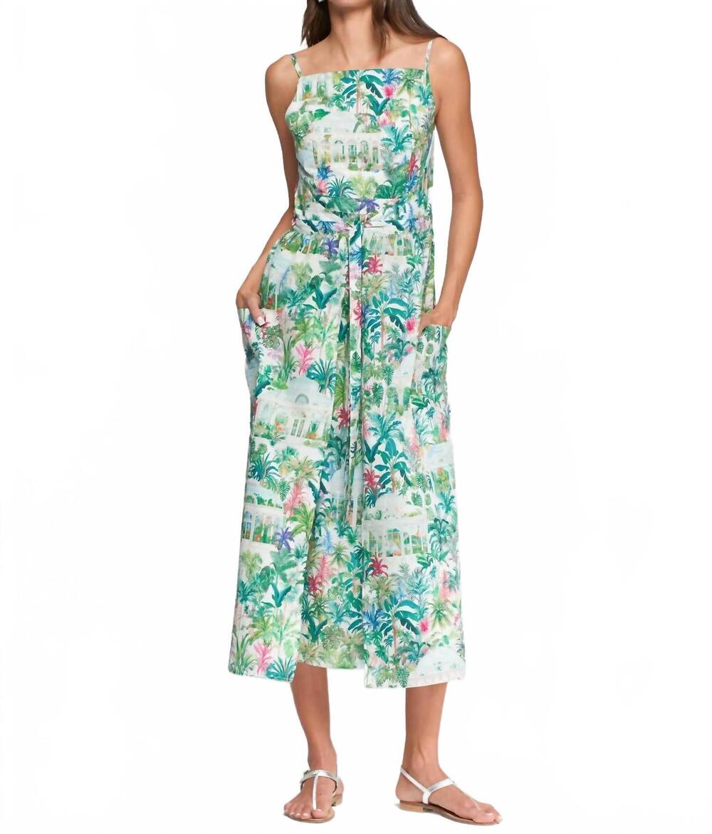 NEW VILAGALLO wrap dress in green